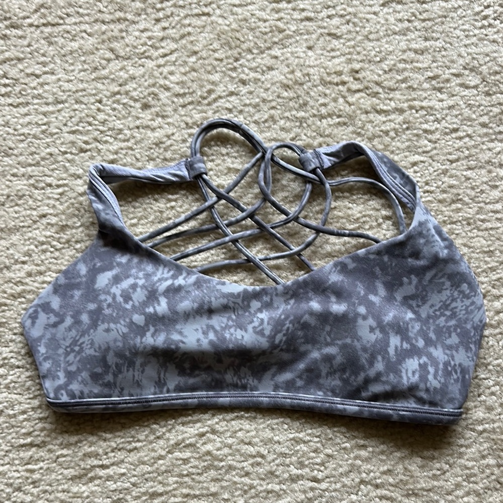 Lululemon Athletica Gray Sports Bra Intimates